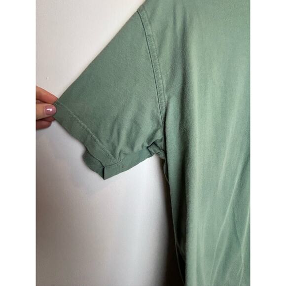 Talbots Green Scoop Neck Basic Tee Women Size Medium M Scoop Classic - Picture 3 of 7